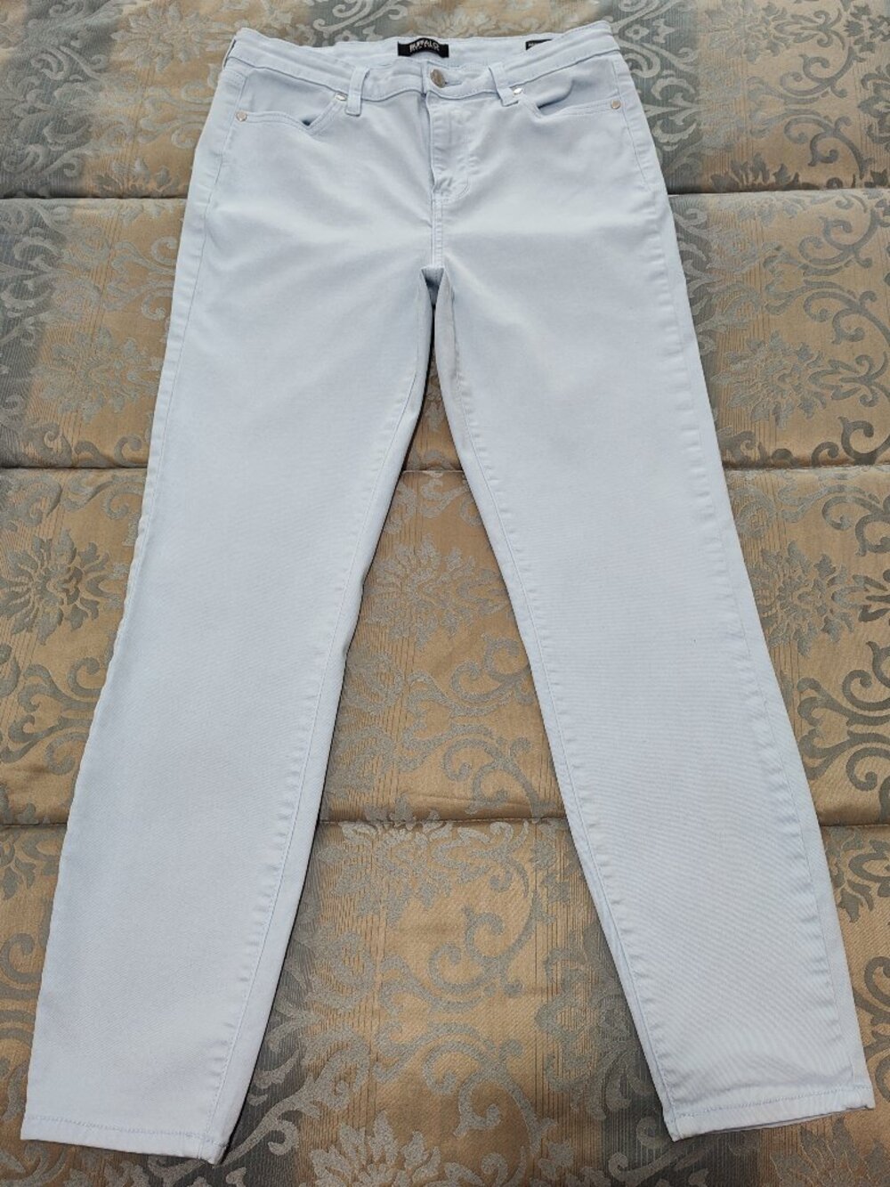 Buffalo David Bitton Havana high rise skinny ankle light blue jeans, EUC, sz. 6